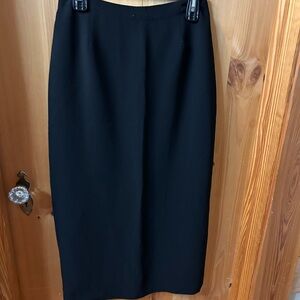 Michele Classic Black Pencil Skirt